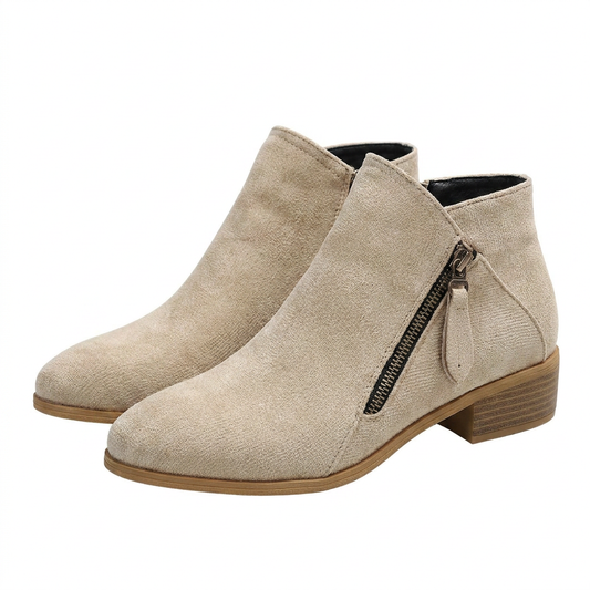 Elara ergonomic ankle boots on white background
