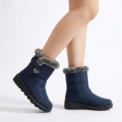 Polara boots worn in white studio